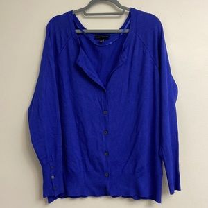 Lane Bryant Royal Blue Cardigan Women Plus Size 18 / 20